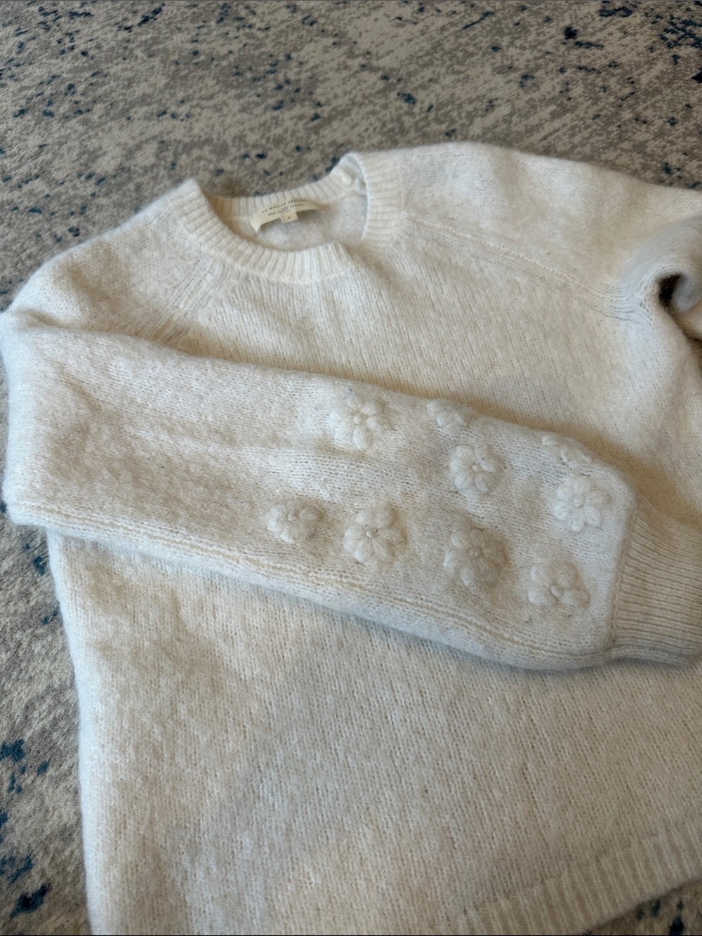 Sezane Melanie Jumper sweater Ecru, Small - Picture 8 of 14